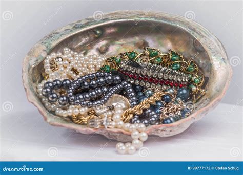 Jewelry in Abalone stock photo. Image of shell, perlmutt - 99777172