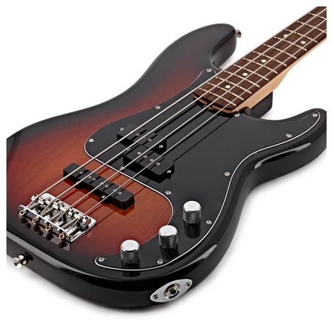 Fender American Performer Precision Bass RW, 3-Tone Sunburst at Gear4music