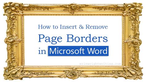 How to Insert and Remove Page Borders in Microsoft Word (PC & Mac)