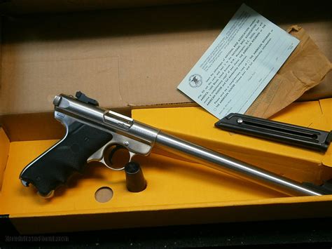 Ruger Mark II Stainless 10 Inch Bull Barrel in Box