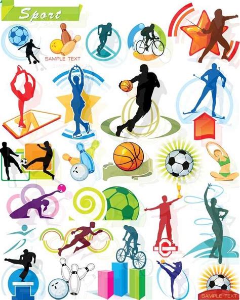 Free Sport Icons Vector - FREE | Logo tasarımı, Spor, Sanatsal resimler