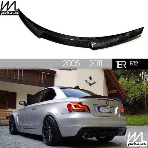 E82-Carbon-Fiber-Rear-Trunk-Spoiler-Duckbill-Wing-for-BMW-1-Series ...