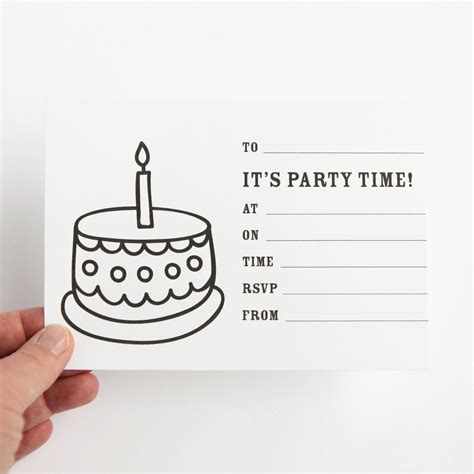 Kids Birthday Invitation Party Printables Fill in | Etsy Canada