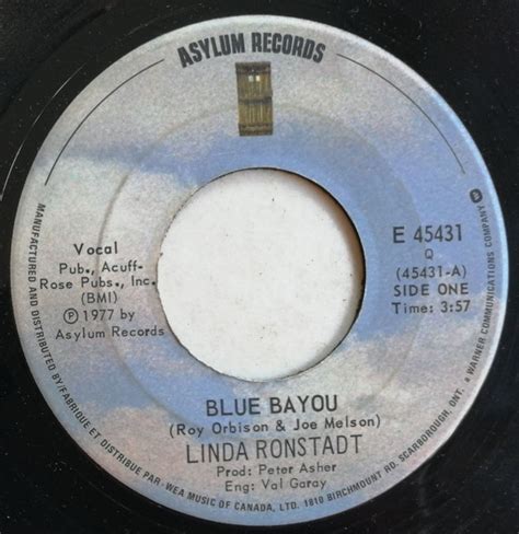 Linda Ronstadt – Blue Bayou (1977, Vinyl) - Discogs