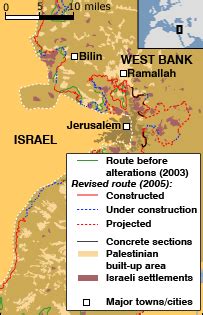 BBC NEWS | Middle East | UN criticises West Bank barrier