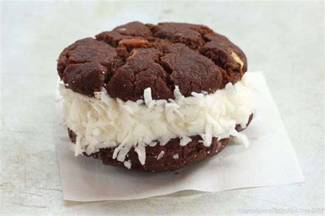 Easy Coconut Ice Cream Sandwiches | Cupcakes & Kale Chips