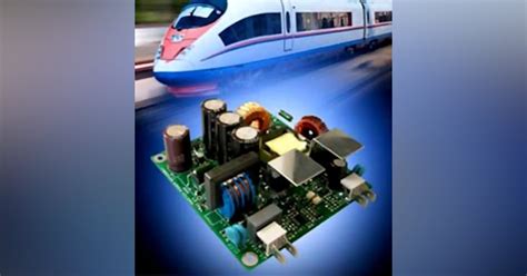 DC-DC converter power supplies rugged enough for railway applications introduced by Martek Power ...