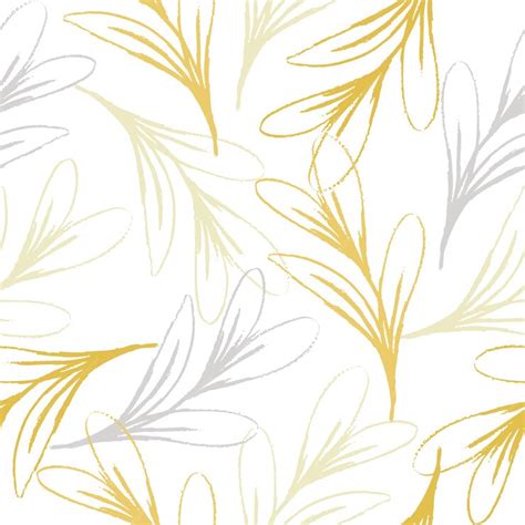 Premium Vector | Seamless leaves wallpaper pattern on background