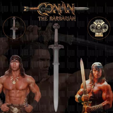 HANDMADE REPLICA SWORDS Conan the Barbarian's Atlantean and Viking Swords Gift $118.66 - PicClick