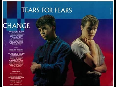 Change TEARS FOR FEARS - 1983 - HQ - YouTube