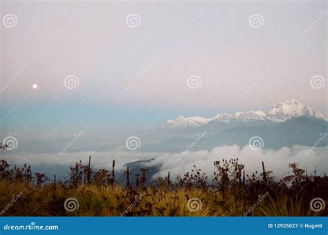 Himalaya Sunrise, Nepal stock image. Image of blue, hiking - 12926027