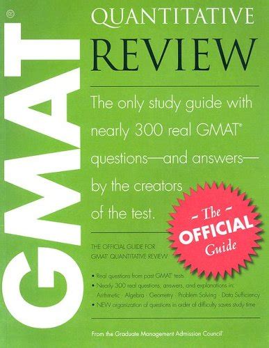 The Official Guide for GMAT Quantitative Review: Graduate Management ...