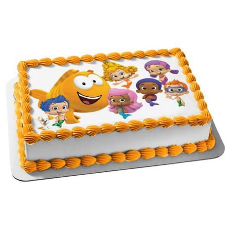 Bubble Guppies Nonny Molly Oona Gil Deema Mr Grouper #2 Edible Cake Topper Image ABPID04617 ...