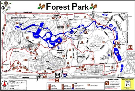 Map Of Forest Park St Louis Missouri | semashow.com