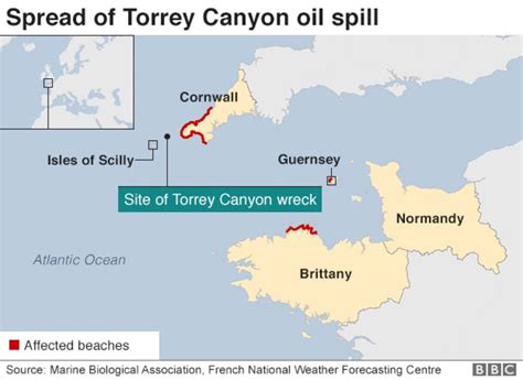 Torrey Canyon oil spill: The day the sea turned black - BBC News