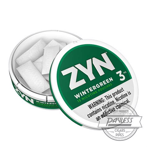 ZYN Wintergreen 3mg Nicotine Pouches | Tobacco-Free