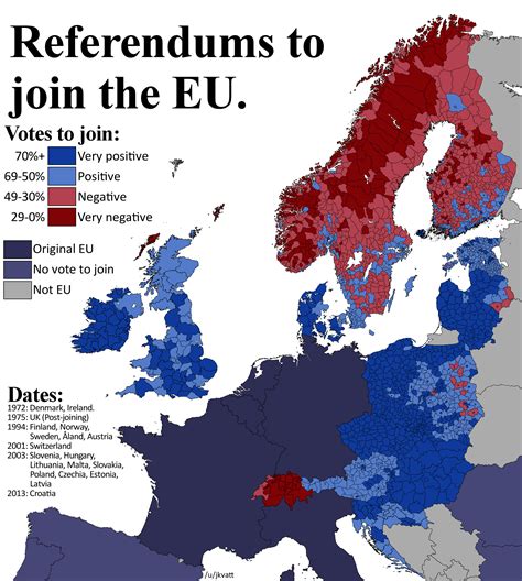 Referendum to join the European Union - Vivid Maps