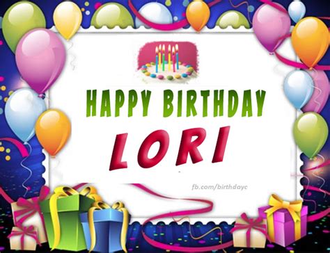 Happy Birthday Lori Balloons