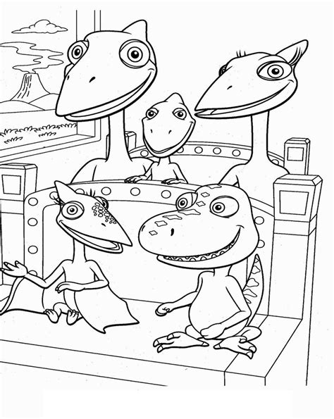 Dinosaur Train Coloring Pages Buddy