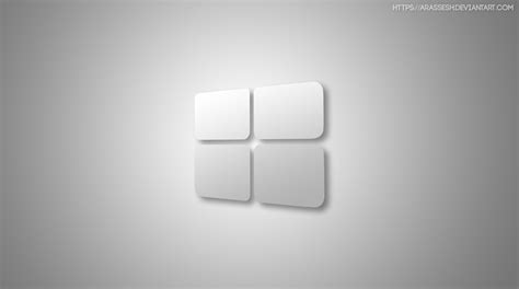 Windows 10 white wallpaper by araszarayan