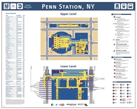 A Map of Penn Station : nyc | Nyc map, Penn station nyc, Station map