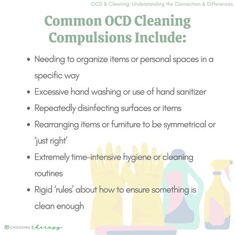 OCD Cleaning: Meaning, Symptoms and Examples