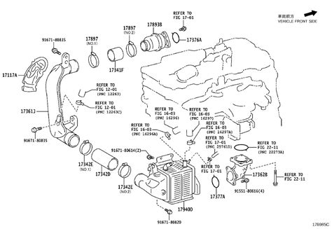 2019 Lexus GX 460 Base Engine Air Intake Hose. SIDE, CLEANER, INTERCOOLER - 1788131280 - Genuine ...