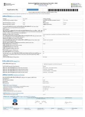 Neet Form Fill Up Documents 2023 - Printable Forms Free Online