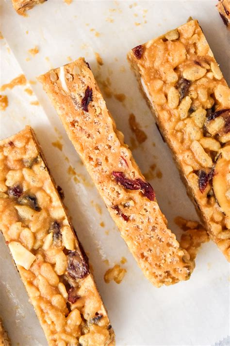 Peanut Butter Rice Krispie Breakfast Bars - Project Meal Plan