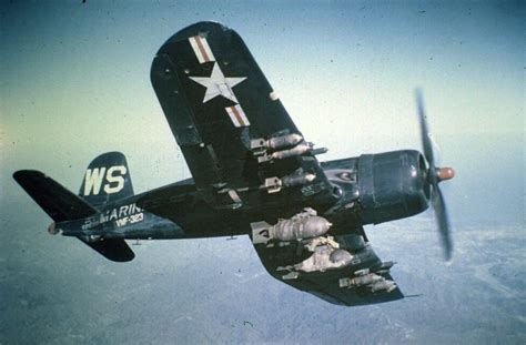 Asisbiz Vought F4U 4B Corsair VMA 323 White WS20 BuNo 62933 over Korea ...