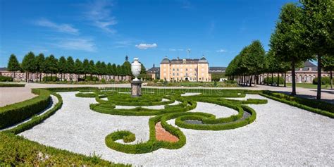 Schwetzingen Castle with Garden in a Park Architecture Travel Panorama ...