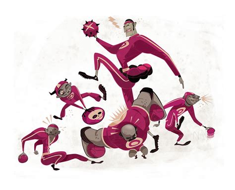 Dodgeball!! on Behance | Character design, Character design animation ...