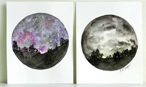 How to Paint a Night Sky in Watercolor: Two Tutorials | Craftsy