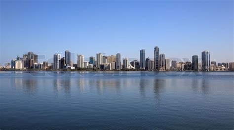 Skyline of Sharjah City, United Arab Emirates | Stock image | Colourbox