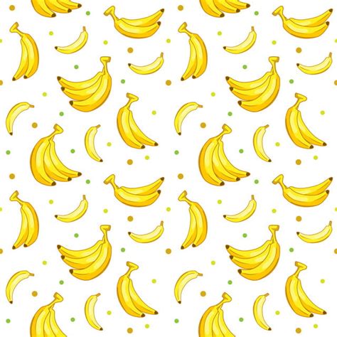 Sweet Banana Seamless Pattern Background, Wallpaper, Decoration, Fresh ...