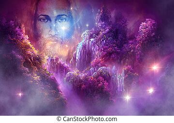 Jesus christ in the mountain Illustrations and Stock Art. 121 Jesus christ in the mountain ...