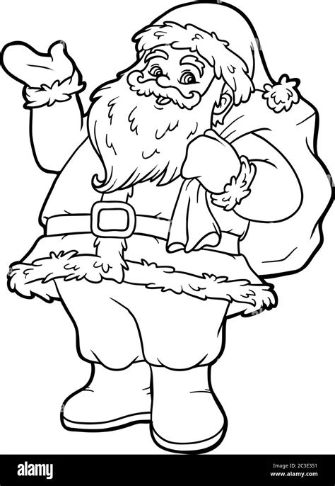 Coloring book for children, Santa Claus Stock Vector Image & Art - Alamy