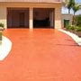 Dolphin Driveway Miami - Acid Stained Concrete Flooring & Decorative Concrete Services.