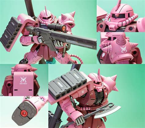 GUNDAM GUY: HG 1/144 Char Aznable Zaku II [Gundam The Origin] - Painted Build