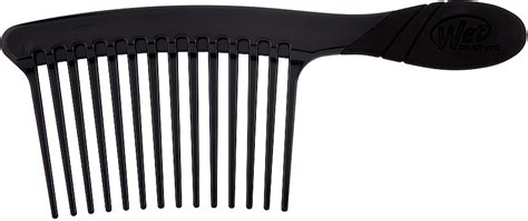 Wet Brush Pro Wide Tooth Curly Hair Detangling Comb Black - Wide ...