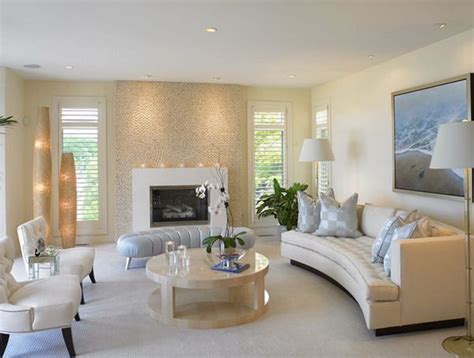 Living Room with Cream Sofa Furniture - Top Home Design - 7397 | Beige living rooms, Bright ...