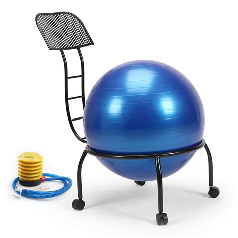 Live Up Balance Ball posture Chair Exercise Fitness 20.3 Inch Yoga Ball ...