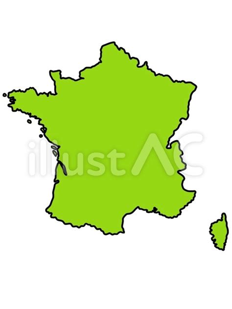 Free Vectors | France land area map