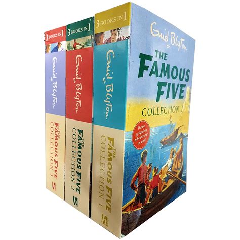 Enid blyton famous five collection 3 books set 3 in 1 pack | The Book ...