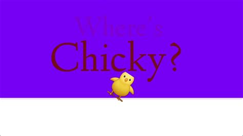 Where's Chicky Logo Remake - YouTube