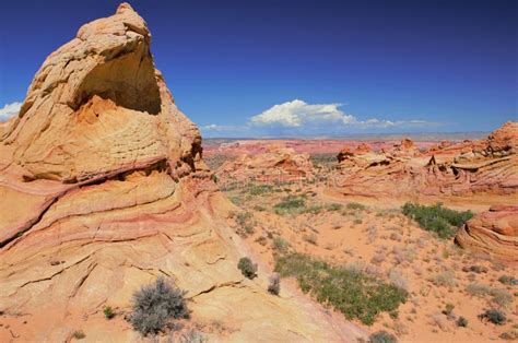 Colorful Rock Formations at Coyote Buttes South Near Kanab Stock Photo ...