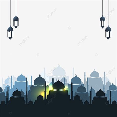 Background Masjid Ramadhan - Masjid Or Mosque With Creative Half Moon Shape For Ramadan Ramadhan ...