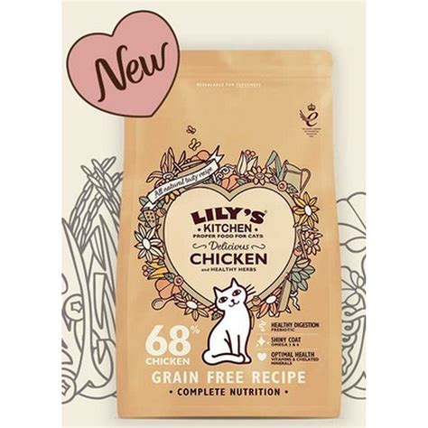 Lily's Kitchen cat Adult Delicious Chicken dry Food 800g 800g | Schilliger