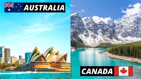 Living in AUSTRALIA vs. CANADA | COMPARING 2 Not-So-Similar Countries - YouTube