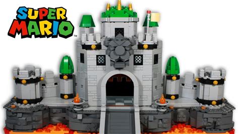 LEGO Bowser's Castle MOC! From New Super Mario Bros Wii! - YouTube